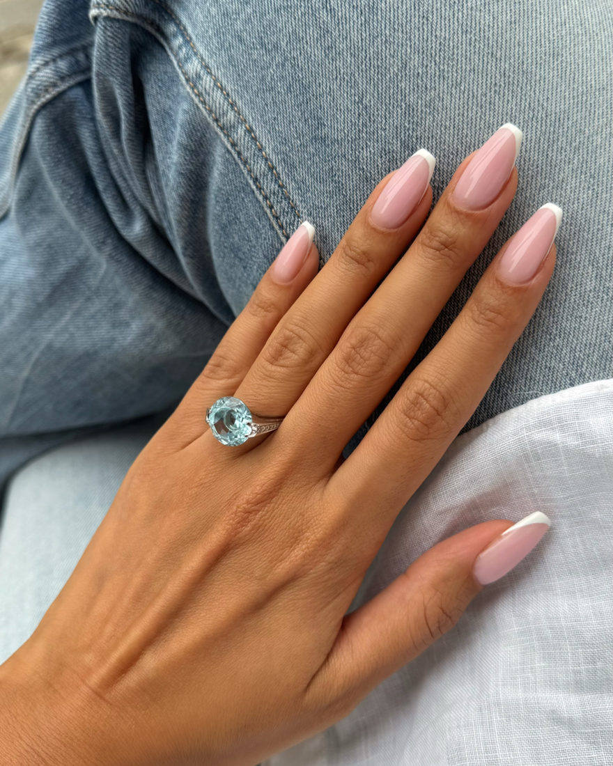 BIAB with french tips at Blanche Beauty