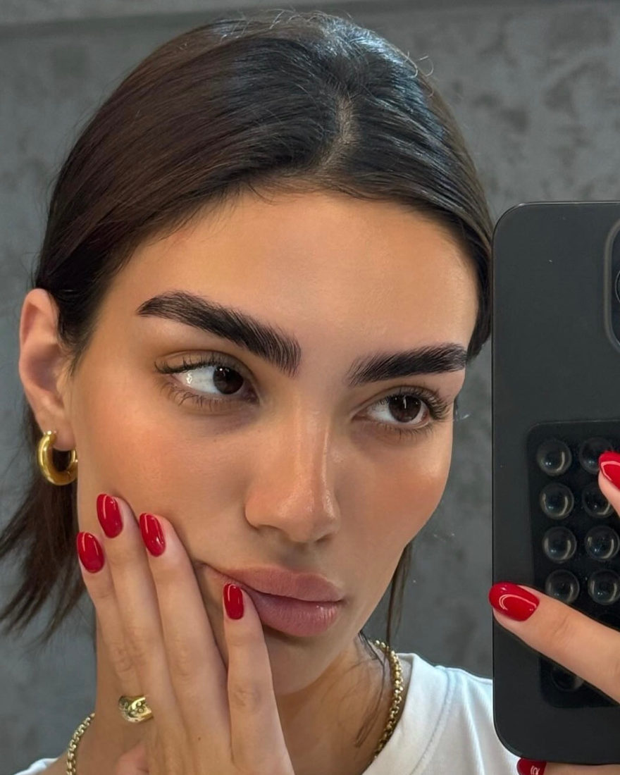 Full lifted brows after lamination at Blanche Beauty