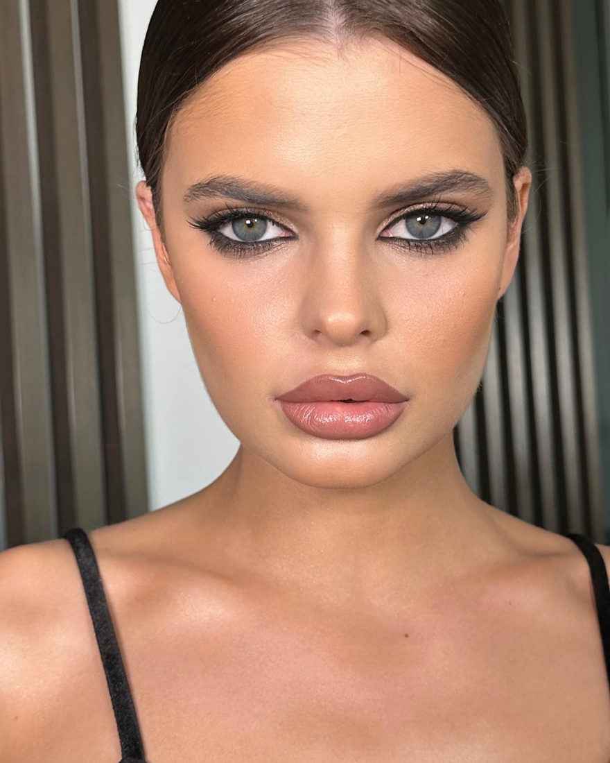 Evening make-up, close up, at Blanche Beauty