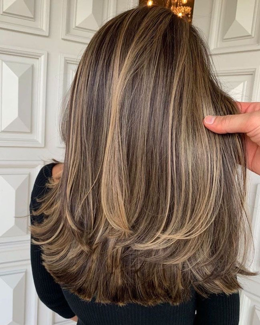Highlights bringing brightness closer to the root